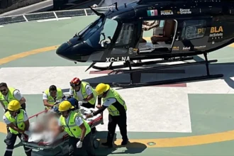 Con inmediatez, ambulancia aérea logra atención especializada a paciente desde Zacapoaxtla