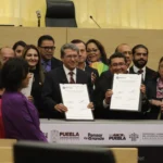 Congreso de Puebla firma un convenio de colaboración con la Cámara de Diputados