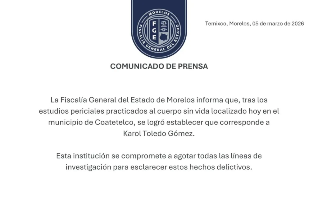 Hallan sin vida a Karol Toledo; es la segunda alumna de la UAEM asesinada en tres días