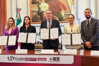 IEE y Gobierno Municipal de Puebla firman convenio para erradicar la violencia política en razón de género