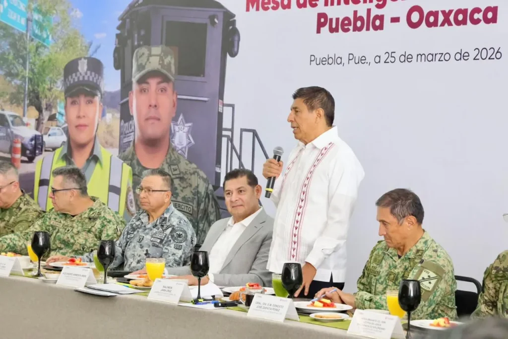 Oaxaca y Puebla refuerzan la seguridad limítrofe con inteligencia compartida