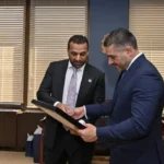 Omar García Harfuch sella alianza con el FBI