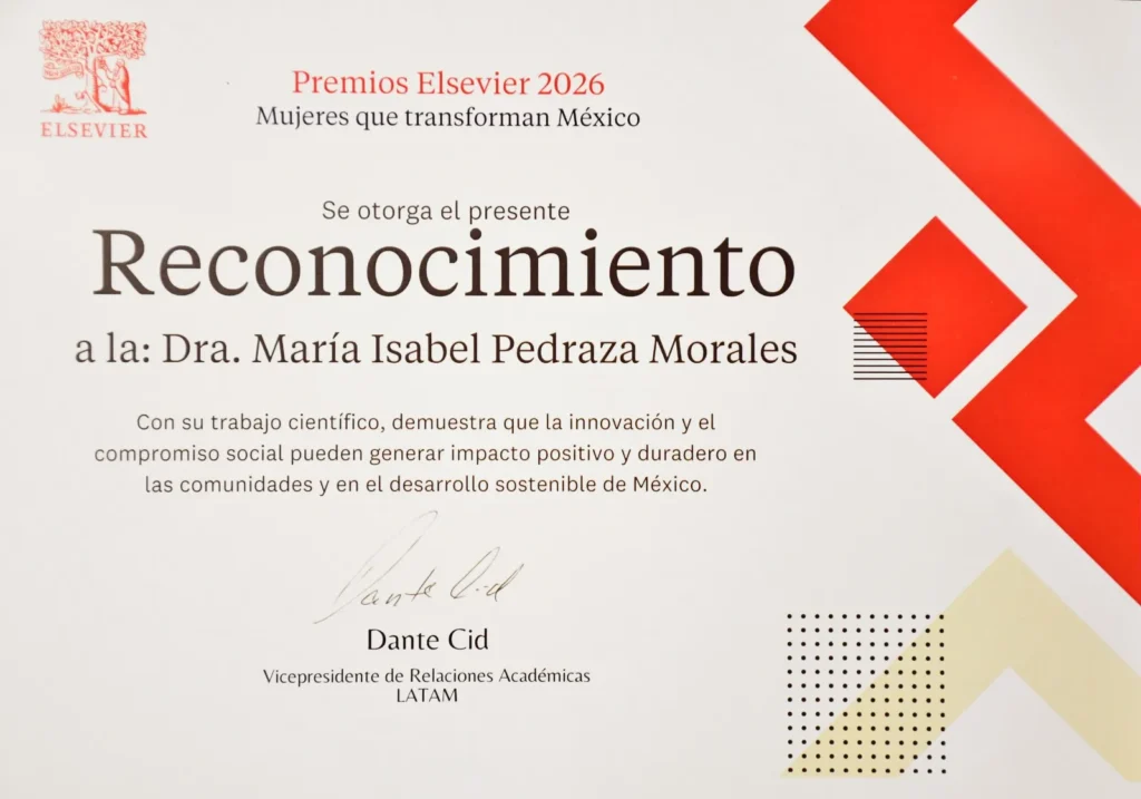 Reconocen a investigadora BUAP con el Premio Elsevier 2026 “Mujeres que transforman México”
