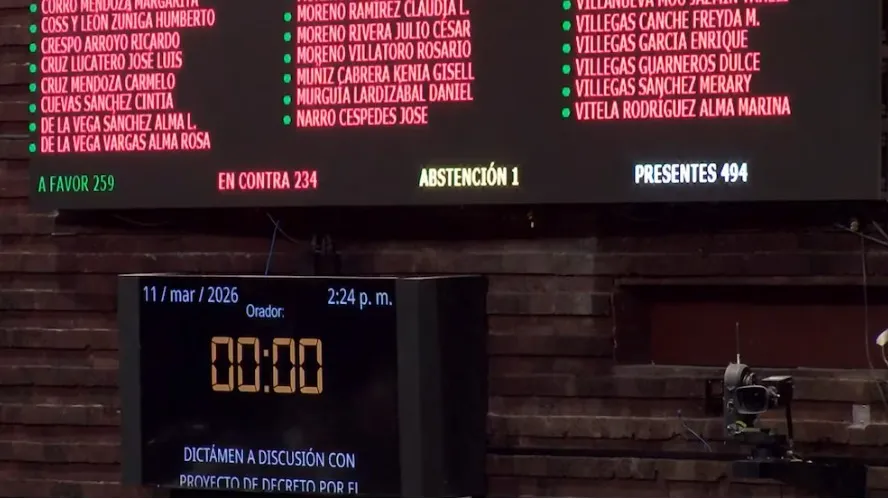 Reforma electoral no alcanza mayoría calificada y es desechada en la Cámara de Diputados