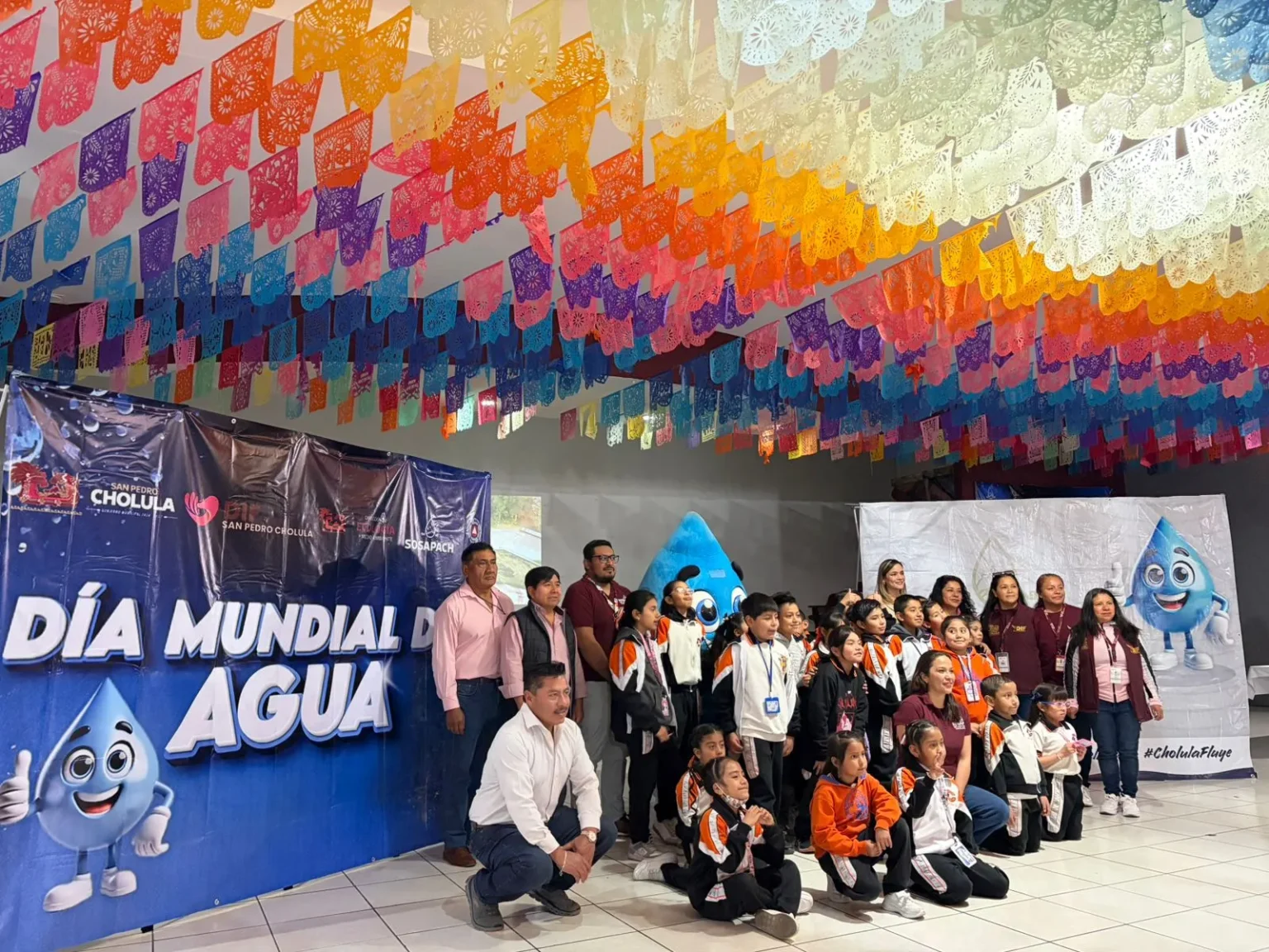 SOSAPACH promueve cultura del agua en San Pedro Cholula por el Día Mundial del Agua