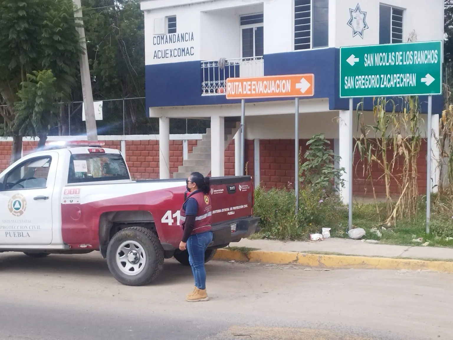 Suman 38 inspecciones en vías de evacuación del Popocatépetl durante 2026, Protección Civil
