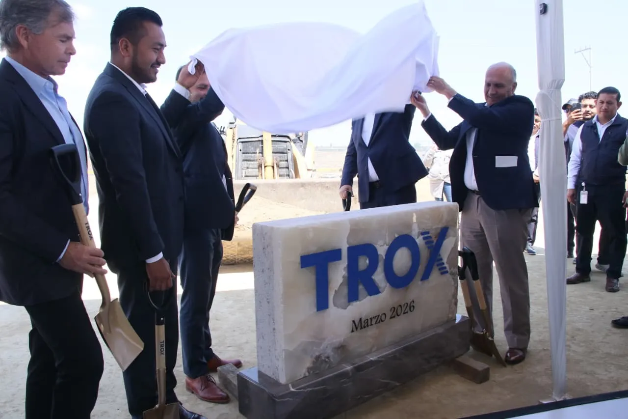 TROX México construye nueva planta en Puebla con inversión de 350 mdp