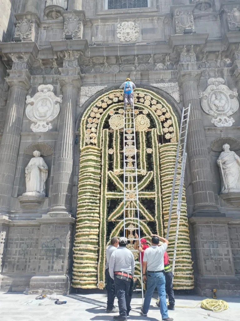 tradición en la Catedral de Puebla durante Semana Santa