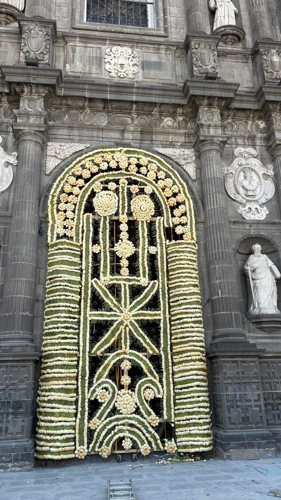 tradición en la Catedral de Puebla durante Semana Santa