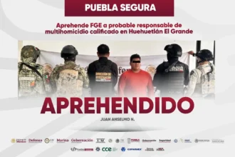 Cae presunto responsable de multihomicidio en Huehuetlán El Grande