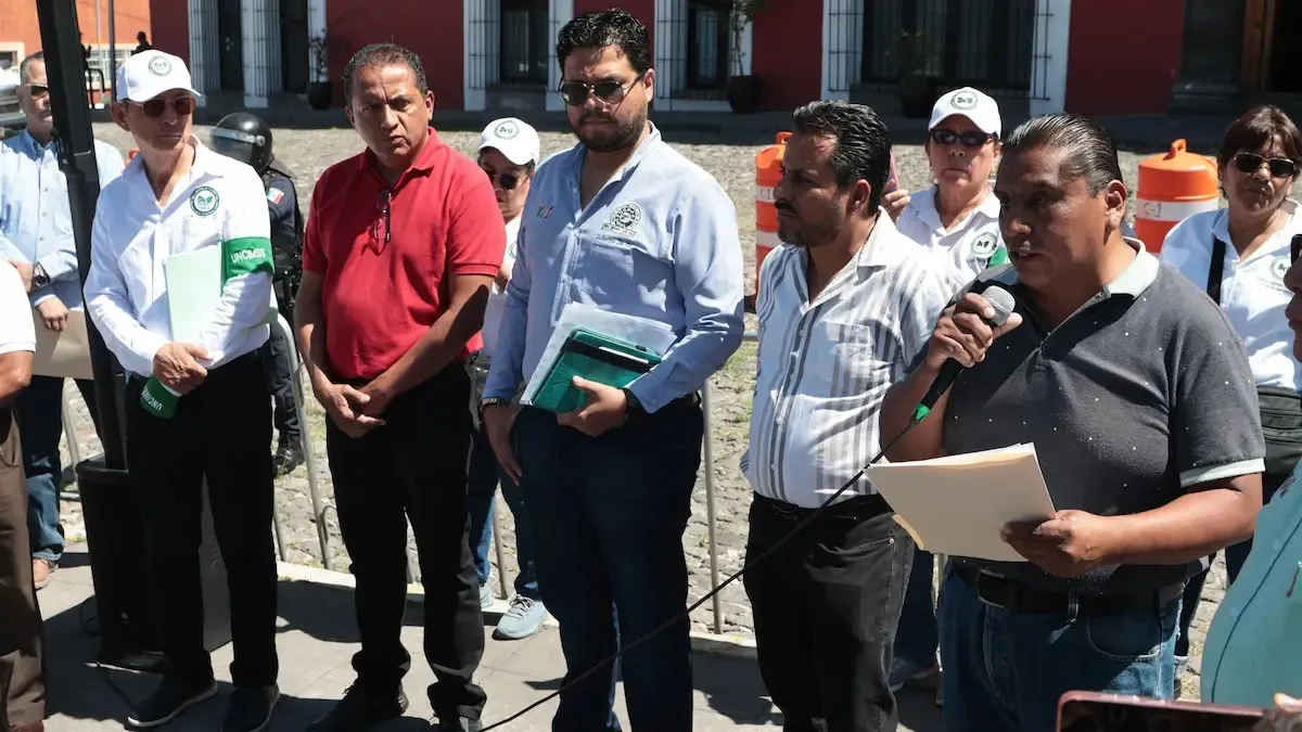 Cierres viales en Puebla por marcha del Día del Trabajo 2026 afectarán la movilidad en el centro