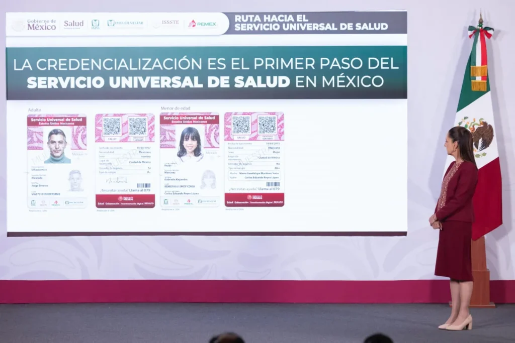 Claudia Sheinbaum anuncia decreto para crear el servicio universal de salud