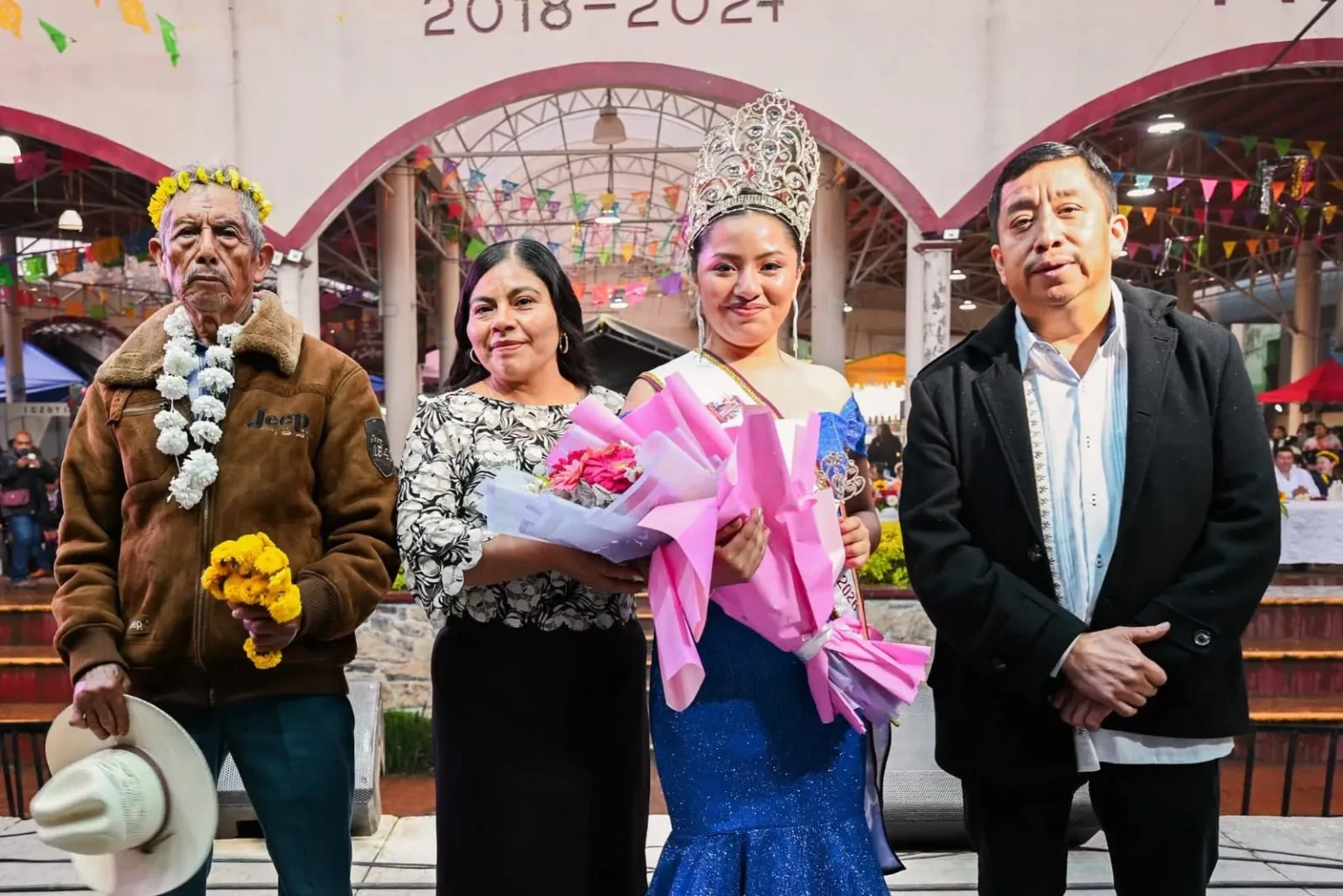 Coronan a Mariana II y arranca la Feria Patronal San Marcos Evangelista 2026 en Naupan