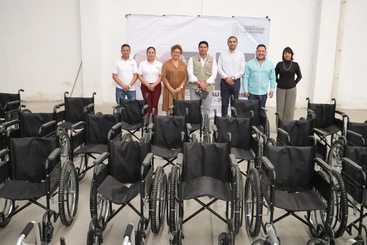 Cuautlancingo entrega 73 aparatos funcionales para fortalecer movilidad de familias
