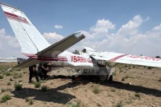 Desplome de avioneta en Huejotzingo deja cuatro muertos
