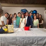 Elenco y producción de “Corazón de Oro” le festejaron su cumpleaños a Gabriel Soto