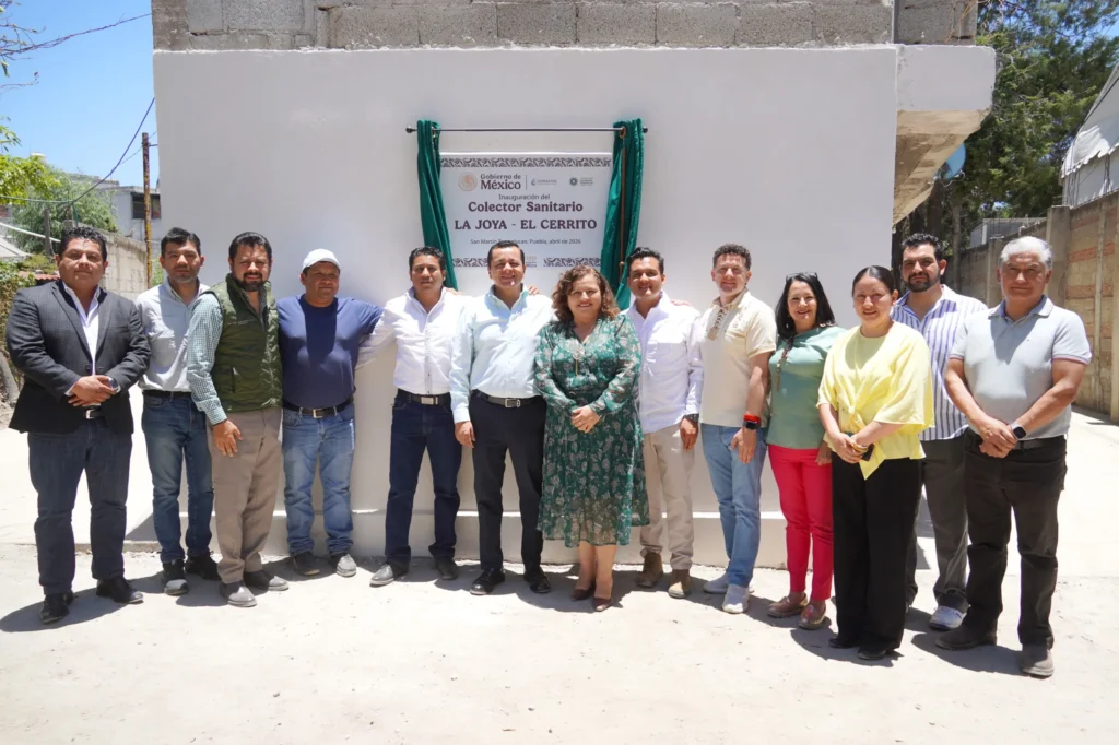 Inaugura Gobierno de Juan Manuel Alonso Colector La Joya- El Cerrito, obra clave para sanear el río Atoyac en Texmelucan