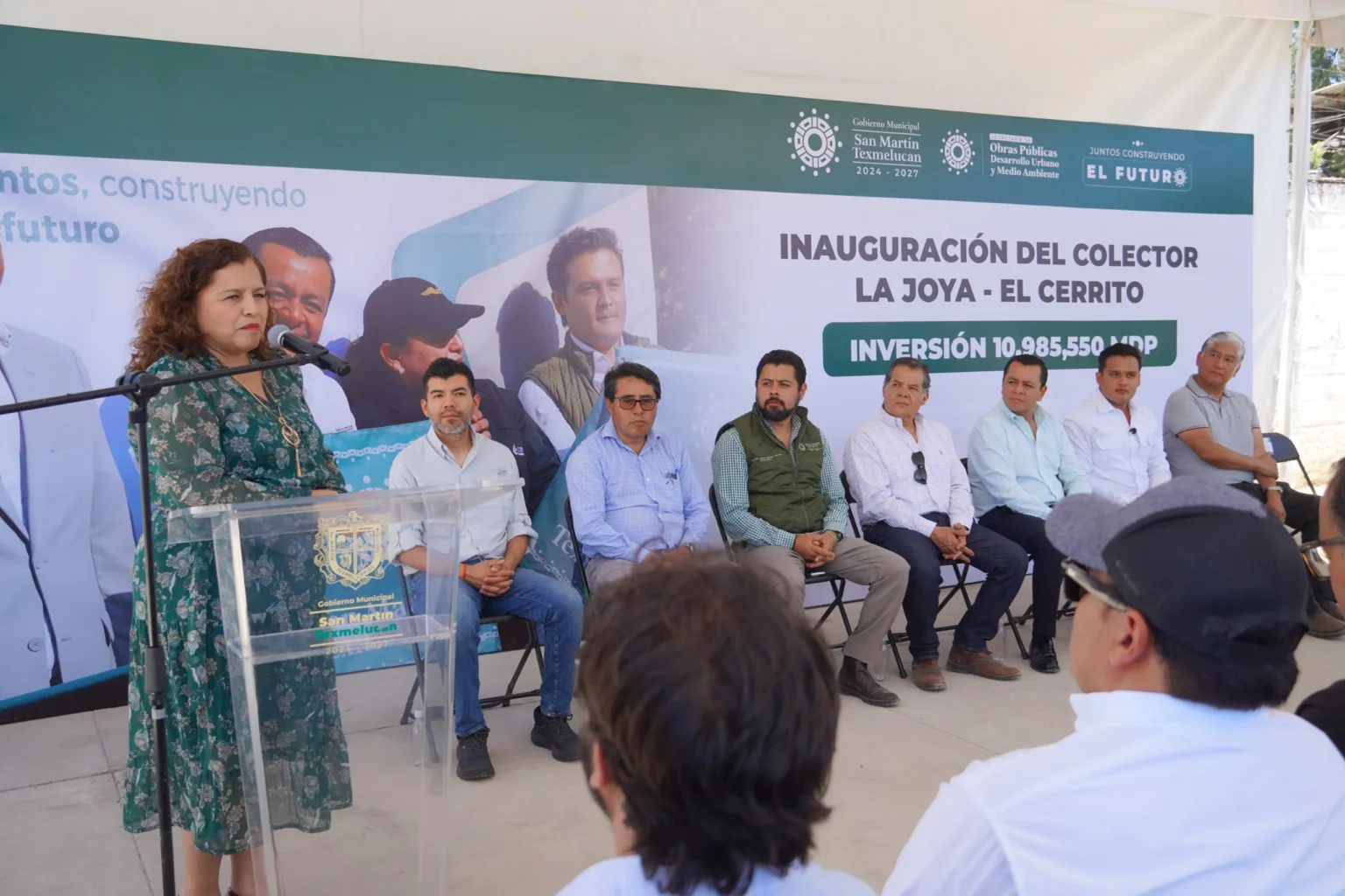 Inaugura Gobierno de Juan Manuel Alonso Colector La Joya- El Cerrito, obra clave para sanear el río Atoyac en Texmelucan