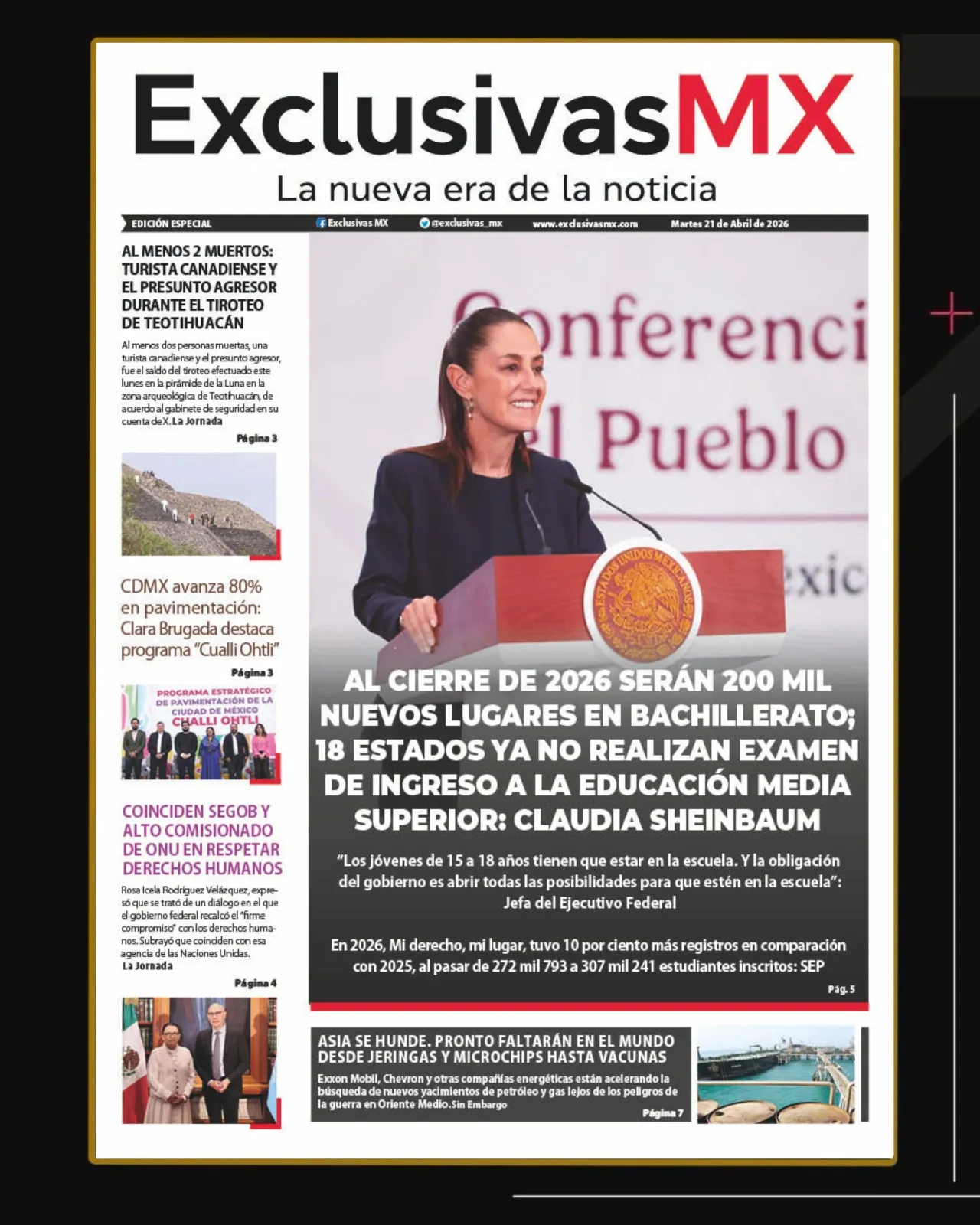 PORTADA MÉXICO 21 ABRIL