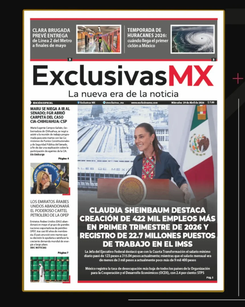 PORTADA MÉXICO 29 ABRIL
