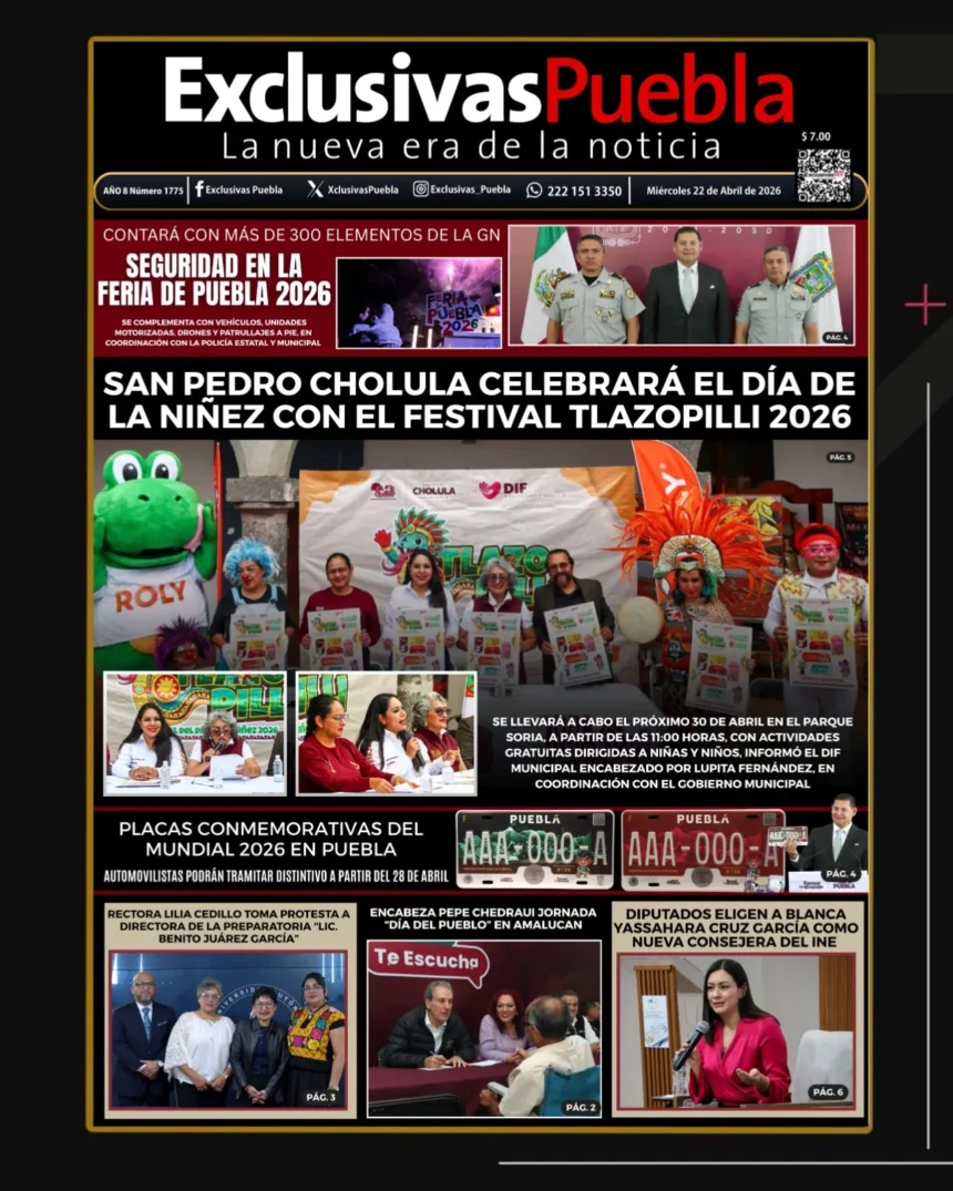 PORTADA PUEBLA 22 ABRIL