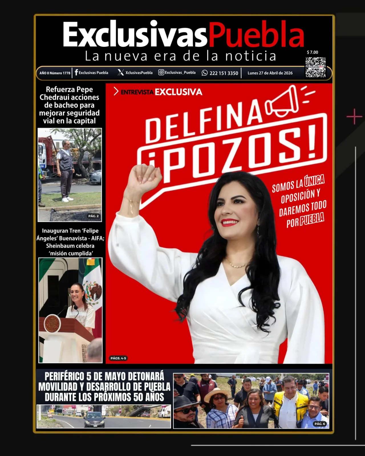 PORTADA PUEBLA 27 ABRIL