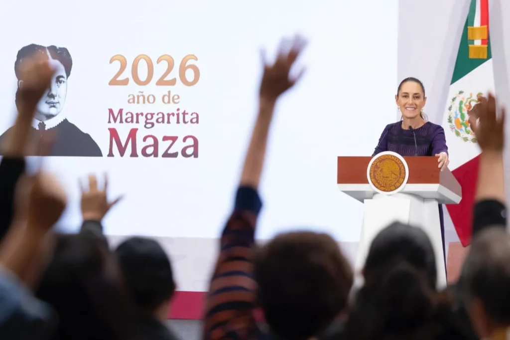 PRESIDENTA CLAUDIA SHEINBAUM DESTACA CRECIMIENTO DE 9.3% EN VISITANTES Y DE 6.5% DE TURISTAS INTERNACIONALES EN 1ER BIMESTRE DE 2026