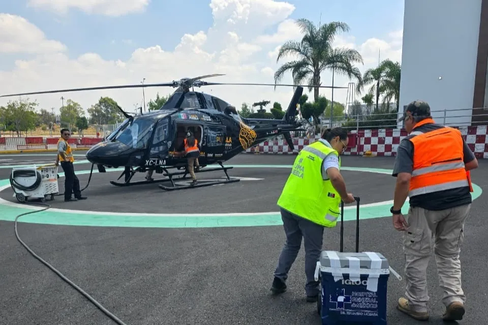 Puebla lleva esperanza a la CDMX con traslado exitoso de hígado