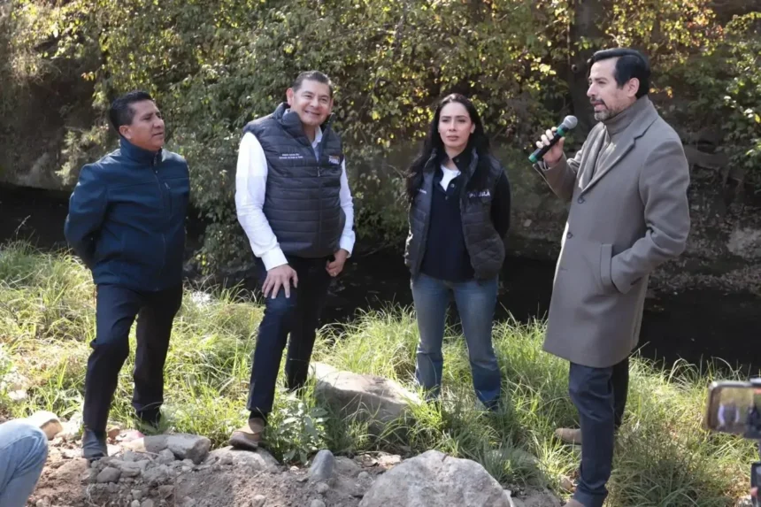 Rescate del río Atoyac avanza con inversión de 211 millones y obras de saneamiento en Puebla