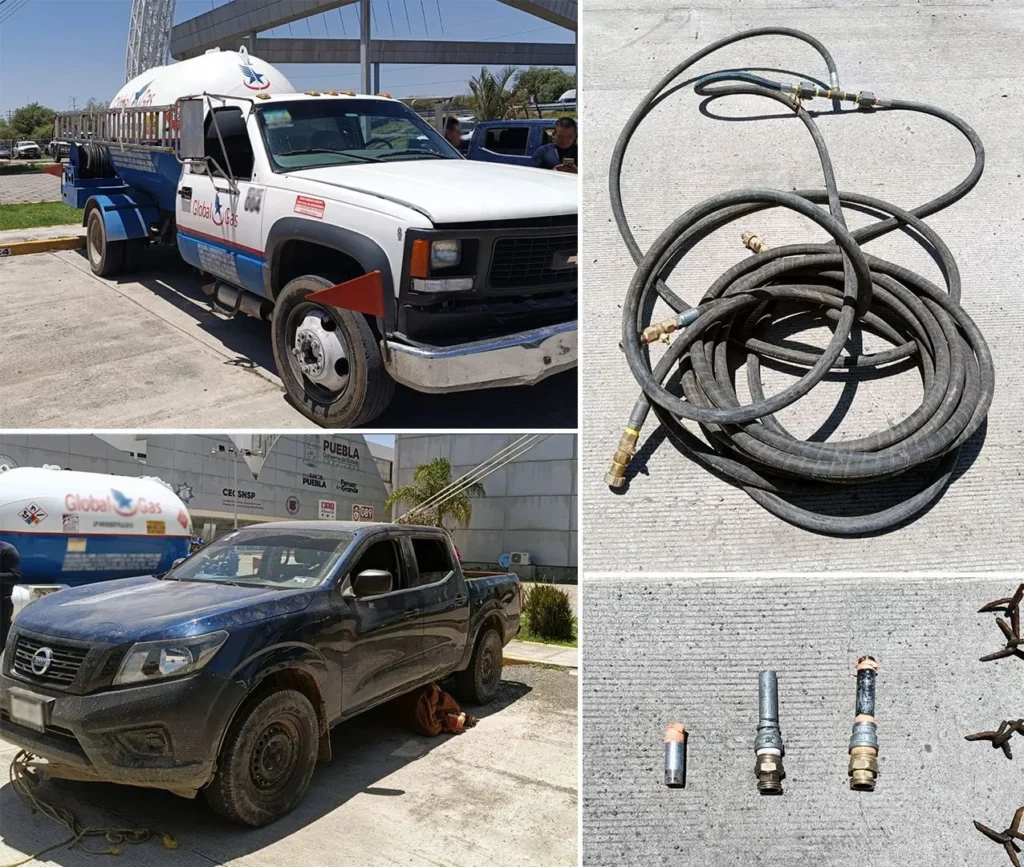 SSP de Puebla detiene a un hombre con más de 4 mil litros de gas LP ilegal