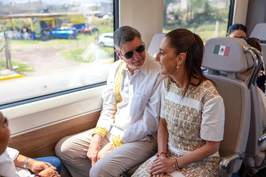 presidenta Claudia Sheinbaum inaugura el tren Felipe Ángeles, Buenavista-AIFA