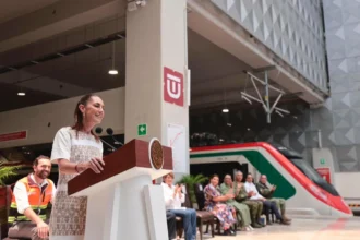 presidenta Claudia Sheinbaum inaugura el tren Felipe Ángeles, Buenavista-AIFA