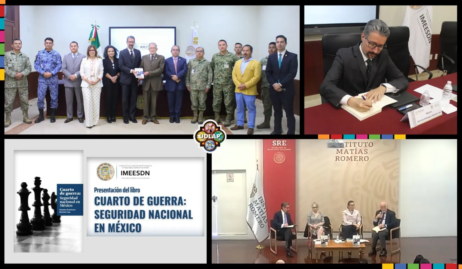 Académico UDLAP presenta su libro Cuarto de Guerra en foros de defensa y diplomacia nacionales