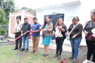 Ariadna Ayala cuida la salud de las familias Atlixquenses con rehabilitación integral de pozo