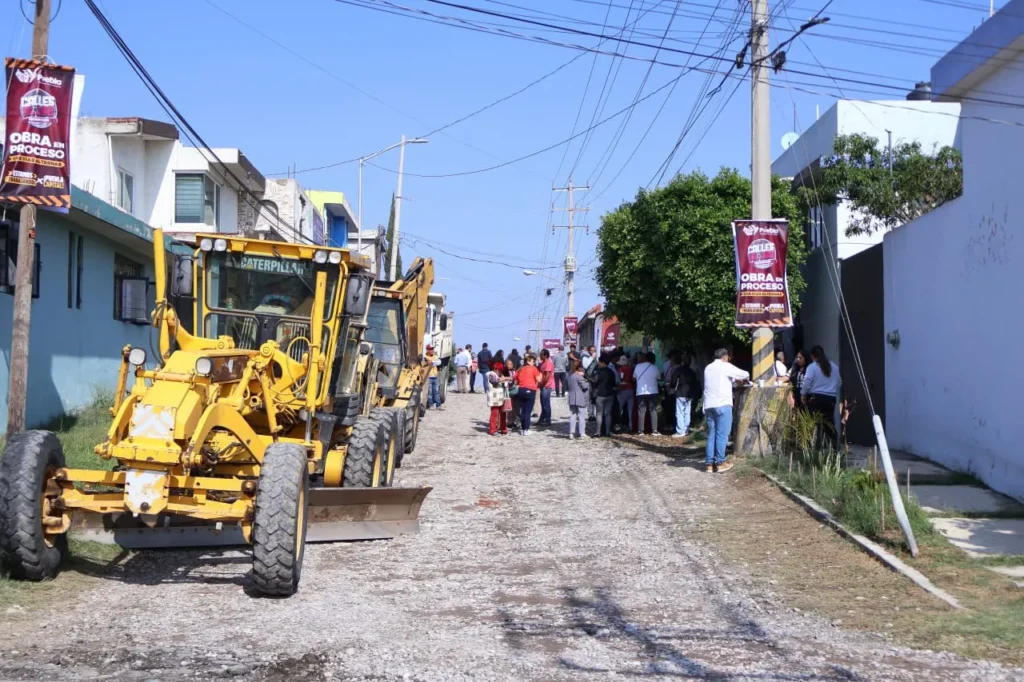 Arranca Pepe Chedraui trabajos de pavimentación en la Junta Auxiliar de San Jerónimo Caleras