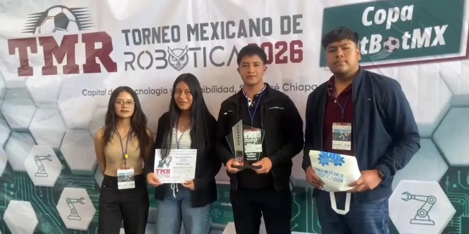 BUAP obtiene segundo lugar en el Torneo Mexicano de Robótica 2026