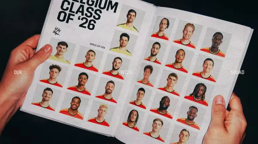 Bélgica presenta a los 26 convocados para el Mundial 2026