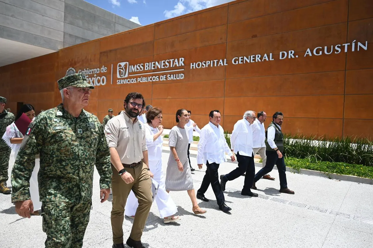 Claudia Sheinbaum inaugura hospital General Dr. Agustín O'horán