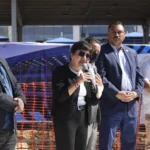 Colocan en CU2 primera piedra para nodo de transferencia y edificio de docentes