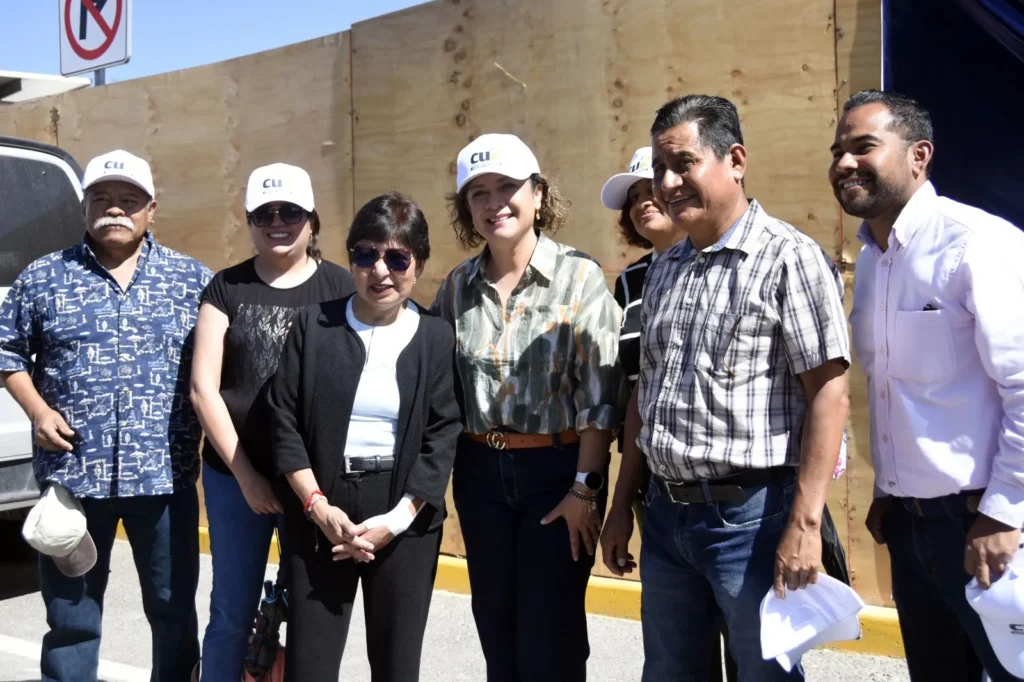 Colocan en CU2 primera piedra para nodo de transferencia y edificio de docentes