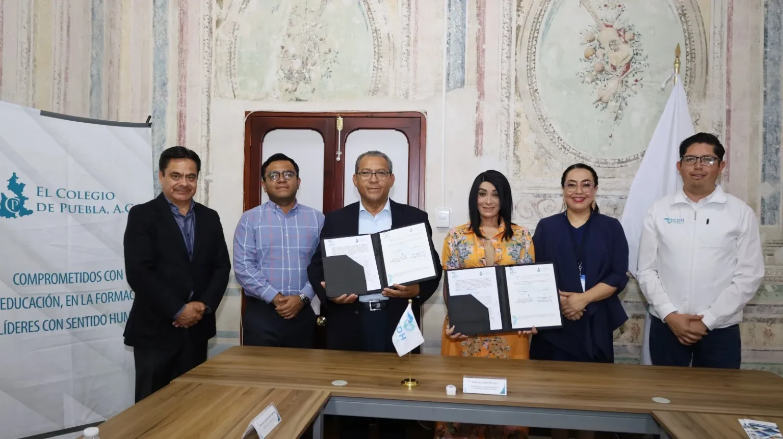 Comisión de Derechos Humanos (CDH) y El Colegio de Puebla fortalecen academia con enfoque de derechos