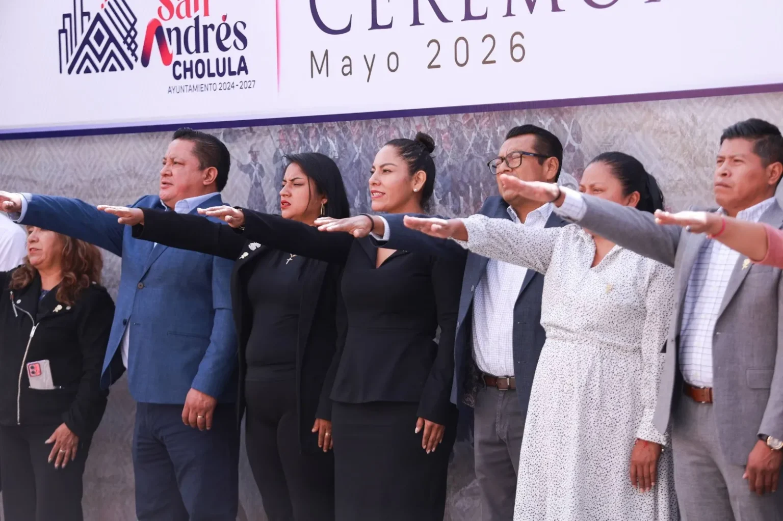 Conmemoran en San Andrés Cholula la Batalla de Puebla