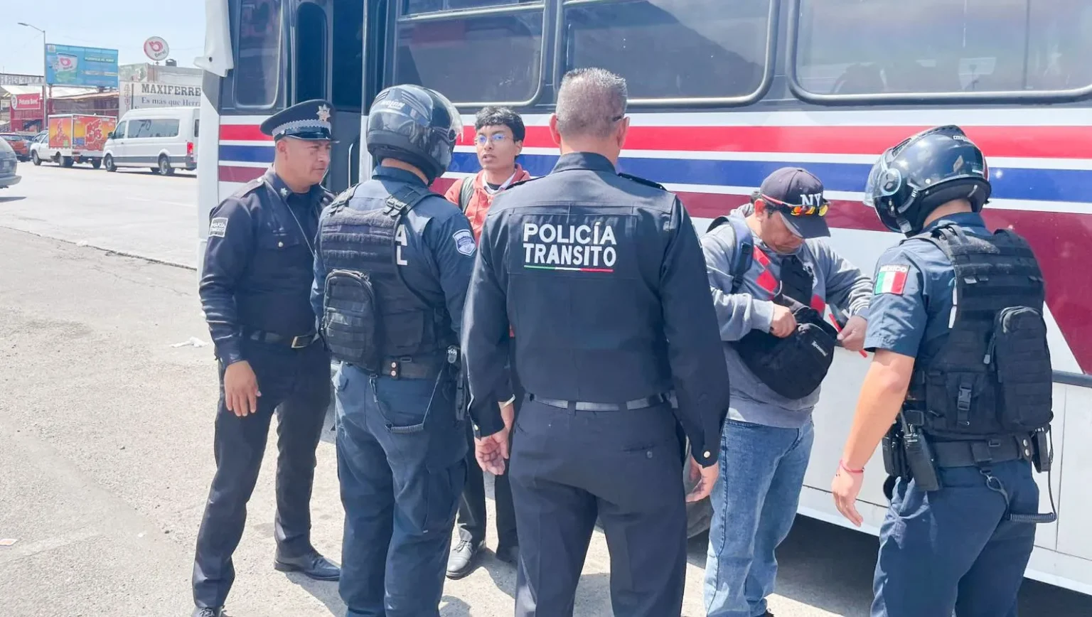 En Amozoc continúa el operativo “Pasajero Seguro”