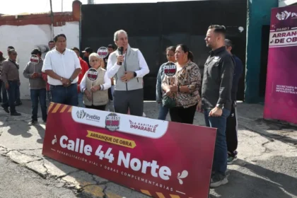 Encabeza Pepe Chedraui trabajos de rehabilitación vial en la colonia San Luis Gonzaga