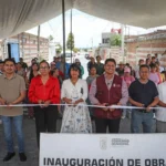 Entrega Omar Muñoz obra integral en San Lorenzo Almecatla