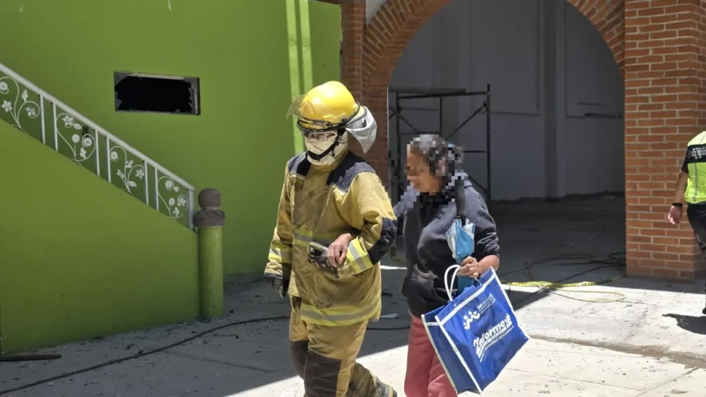 Explosión en un domicilio de Cuautlancingo