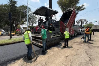 Fortalece Pepe Chedraui vialidades con el Tren Capitalino de Pavimentación