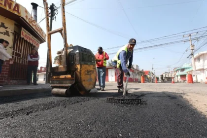 Gobierno de Pepe Chedraui da seguimiento a labores de bacheo en El Patrimonio