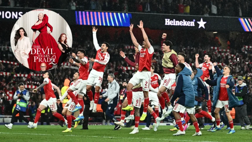La curiosa relación de el diablo viste a la moda y el Arsenal