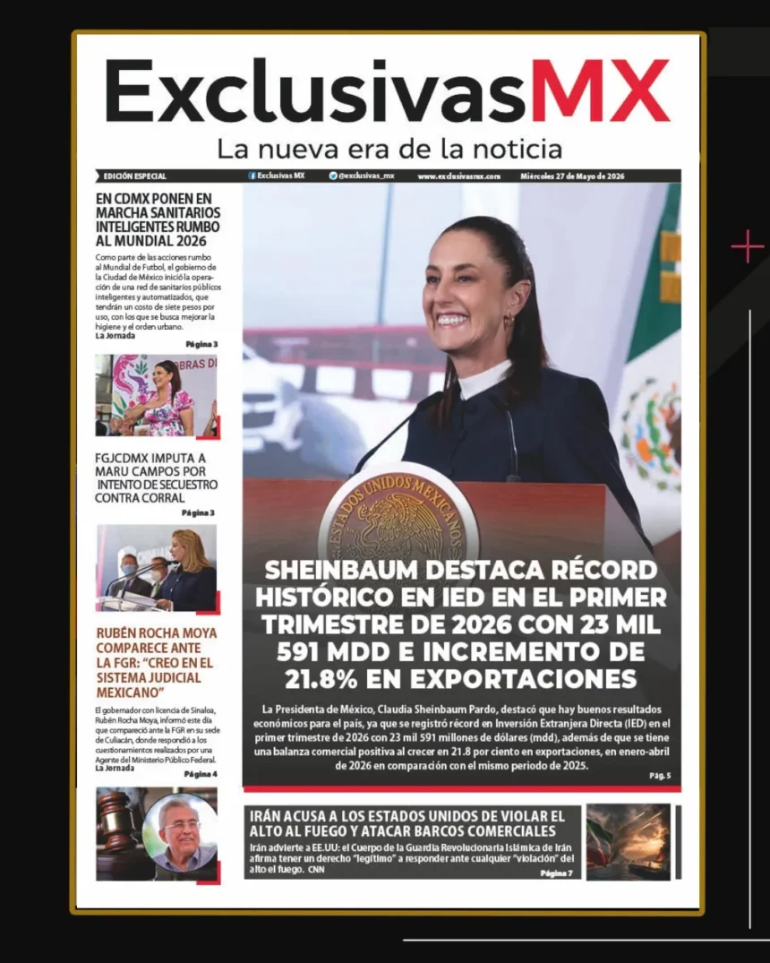 PORTADA MÉXICO 27 DE MAYO